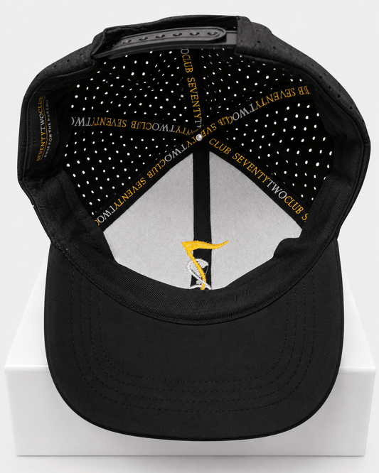 Flagstick72 Black/White Rope hat - SeventyTwoClub
