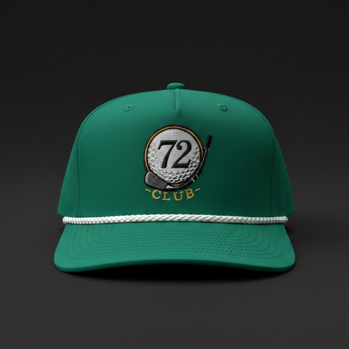 Green hat front